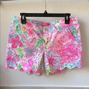 Lilly Pulitzer Pink and Green Shorts